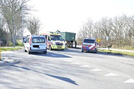 Fietser aangereden door vrachtwagen in Den Burg