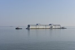 Boot voor Oekraïense vluchtelingen gearriveerd op Texel