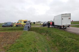 Ongeval tussen meerdere auto&#39;s in Oudeschild (Texel)