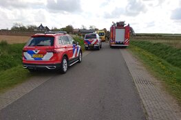 Fietser in de sloot beland op Texel