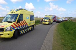Fietser in de sloot beland op Texel