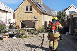 Woningbrand in Oudeschild