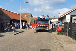 Woningbrand in Oudeschild