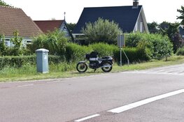 File op Texel na ongeluk tussen motorfiets en auto