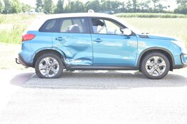 File op Texel na ongeluk tussen motorfiets en auto