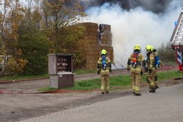 Brand bij agrarisch bedrijf op Texel