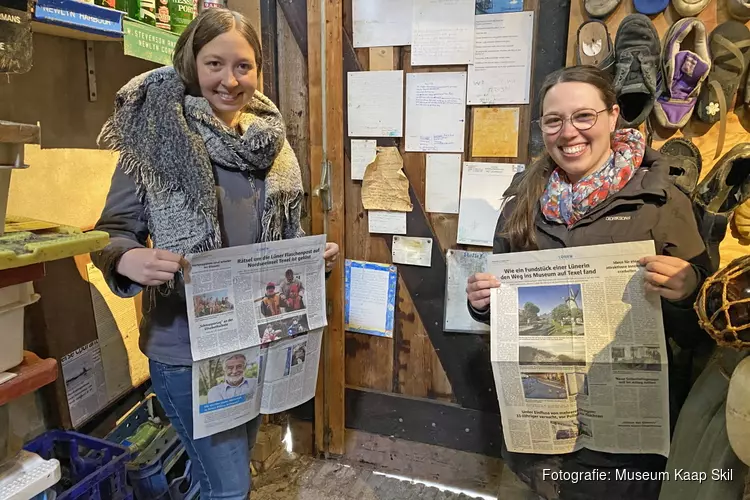 Hereniging met flessenpost bij Museum Kaap Skil