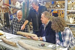 Ecomare helpt bij determinatie opgegraven walvisbot