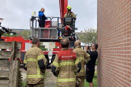 Verstrikt in de dakgoot