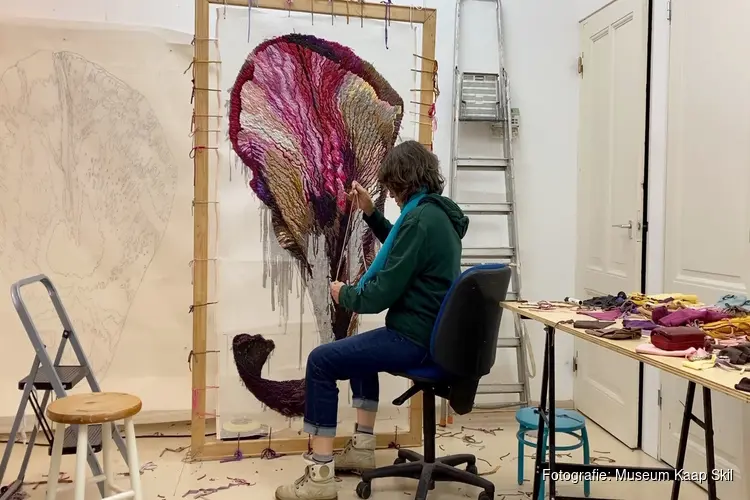 Workshopweekend van Erna van Sambeek bij Museum Kaap Skil