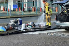 Autorit vakantiegangers eindigt in brand