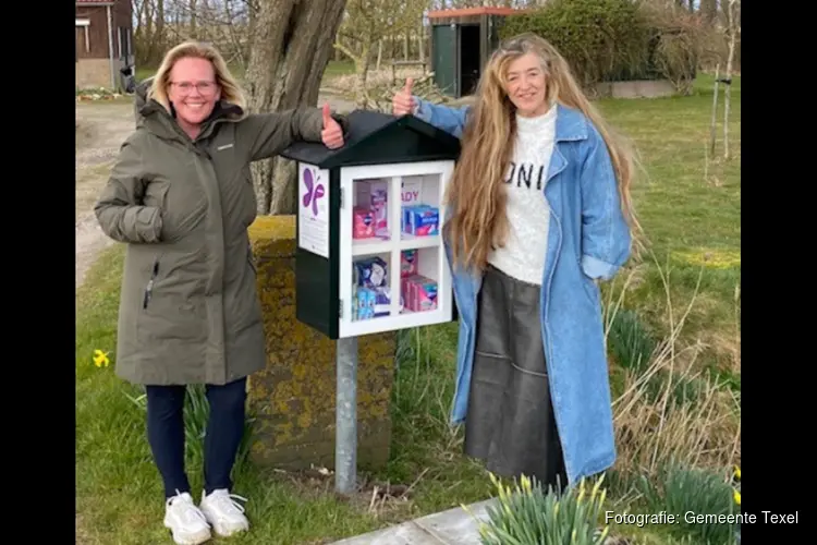 Texel pakt menstruatie-armoede aan met menstruatieproducten uitgiftepunten (MUP’s)