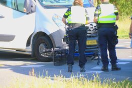Aanrijding tussen bedrijfsbus en fietser op Pontweg