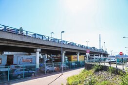 De TESO (veerboot) tussen Den Helder en Texel lag er dinsdagochtend tijdelijk uit