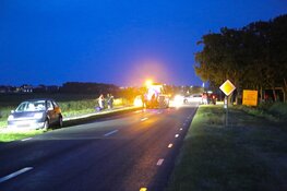 Twee fietsers botsen op elkaar, één is buiten bewustzijn