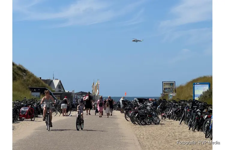 Zeer grote zoekactie naar vermist persoon voor kust Texel
