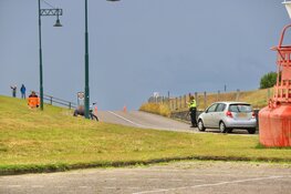 Fietser aangereden door auto in Oudeschild