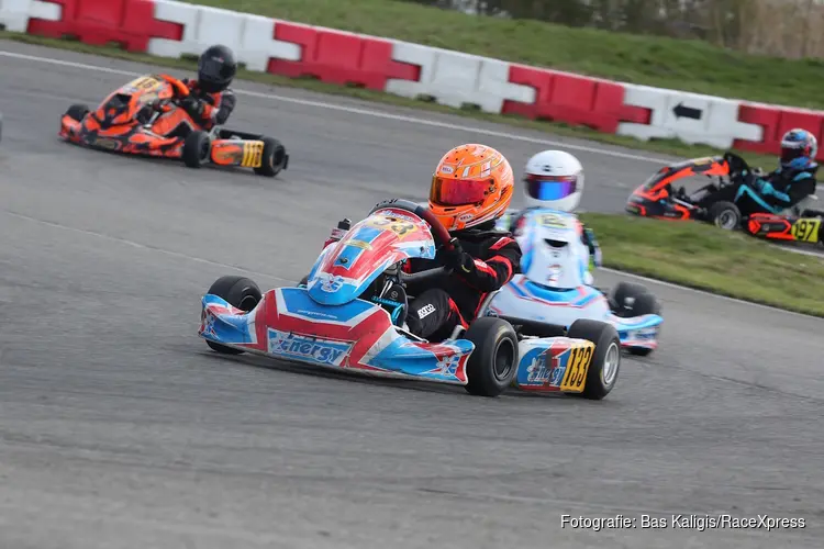 Karttalent Max van den Heuvel pakt in Emmen eerste racewinst van het seizoen!