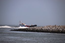 Aanvaring tussen vissersboot en zeiljacht op Waddenzee