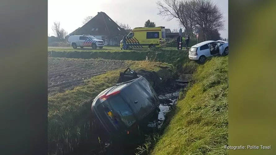 Automobilist verdacht van drugsgebruik na botsing op Texel