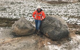 Provincie vindt 500 miljoen jaar oude zwerfkeien op Texel