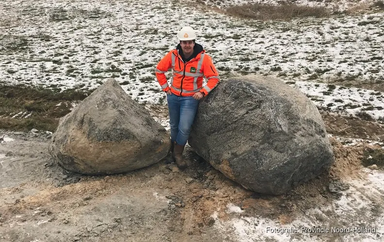 Provincie vindt 500 miljoen jaar oude zwerfkeien op Texel