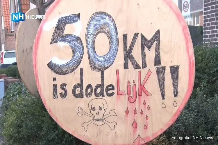 Buurt in opstand: "Als het hier 50 kilometer wordt dan gaan er ongelukken gebeuren"