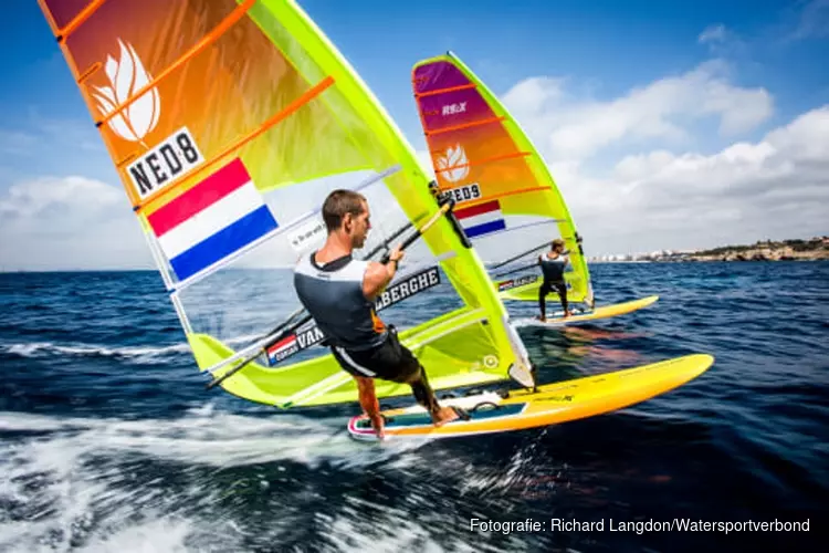 Badloe en van Rijsselberghe in top drie na EK windsurfen