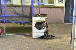 Droger in brand in woning