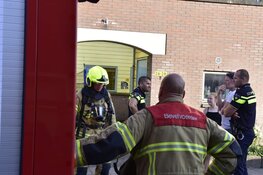 Droger in brand in woning