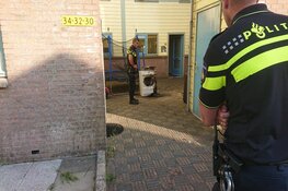 Droger in brand in woning