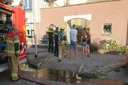 Droger in brand in woning