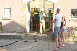 Droger in brand in woning
