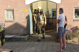 Droger in brand in woning