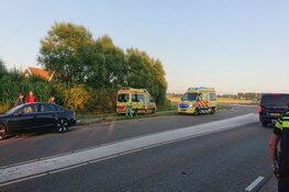 Wielrenner opgehaald door traumahelikopter
