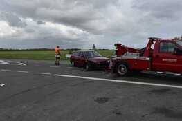 Auto's botsen in De Cocksdorp