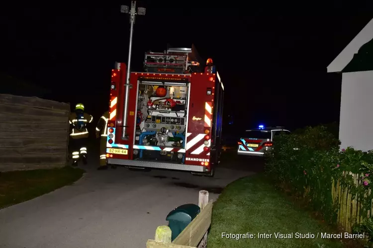 Brand in vakantiewoning op Texel