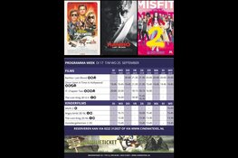 Programma cinema texel van 17 t/m 25 september