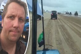 Honderden protestboeren nemen shortcut via strand: "Stoppen is geen optie!"