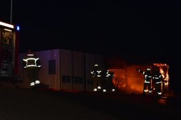 Brand bij Surfclub Texel