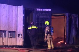 Brand bij Surfclub Texel