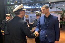 Uitreiking Erekoord Kon Marine voor levensreddend optreden