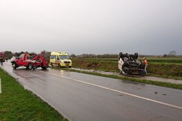 Auto over de kop