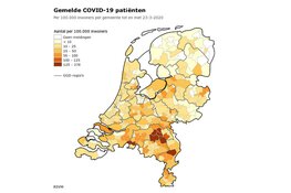 RIVM: 34 patiënten overleden, 545 nieuwe patiënten, in totaal 4749 positief geteste personen