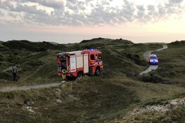 Duinbrandje snel onder controle