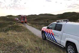 Duinbrandje snel onder controle