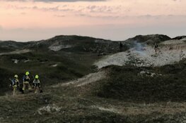 Duinbrandje snel onder controle