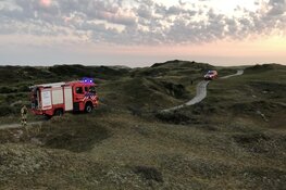 Duinbrandje snel onder controle