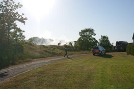 Brand in duinen bij De Cocksdorp