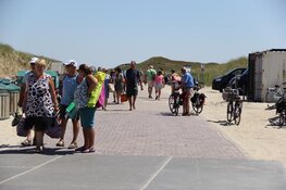 Drukte op de Texelse stranden